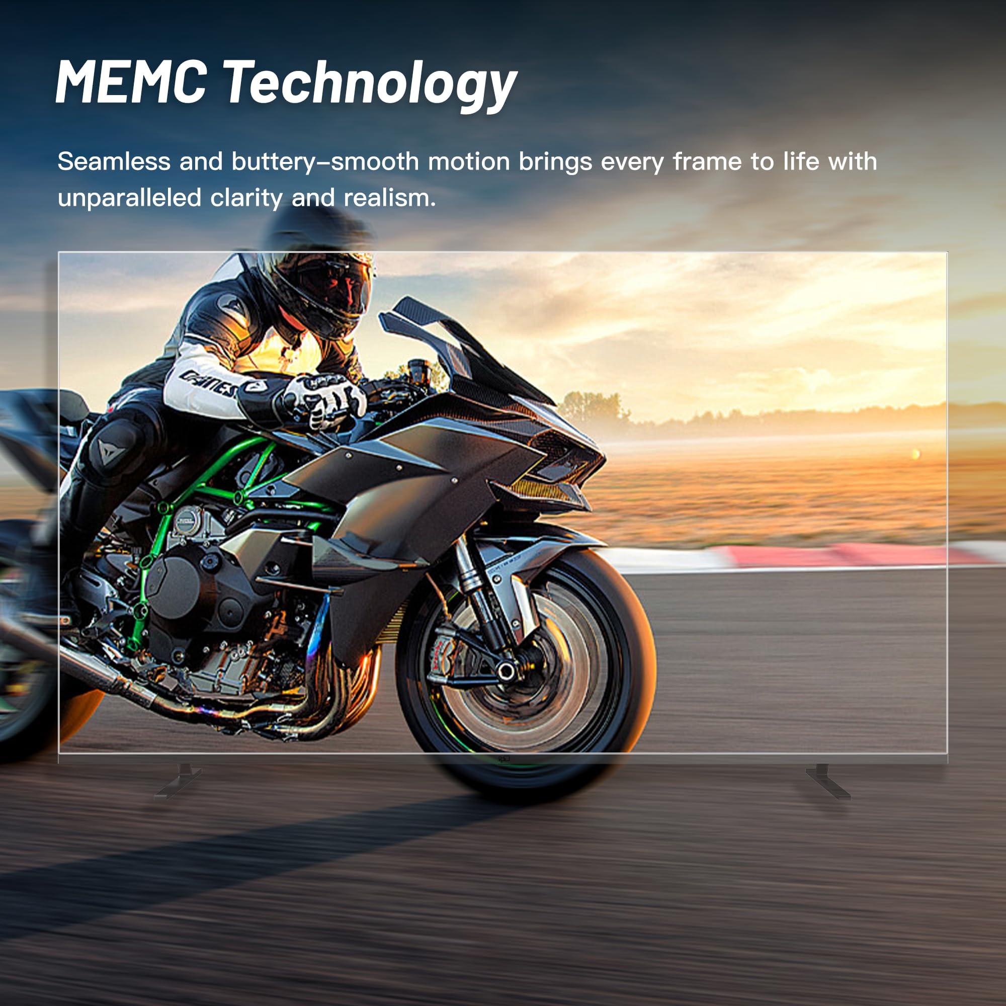 FPD FPD 50 Inch Smart TV, 4K LED Google TV with Google Play Built-in Google Cast, HDR 10, MEMC, Voice Remote, Dolby Atmos & Vision, UHD Stream Live Television (CG50-C3,2024)