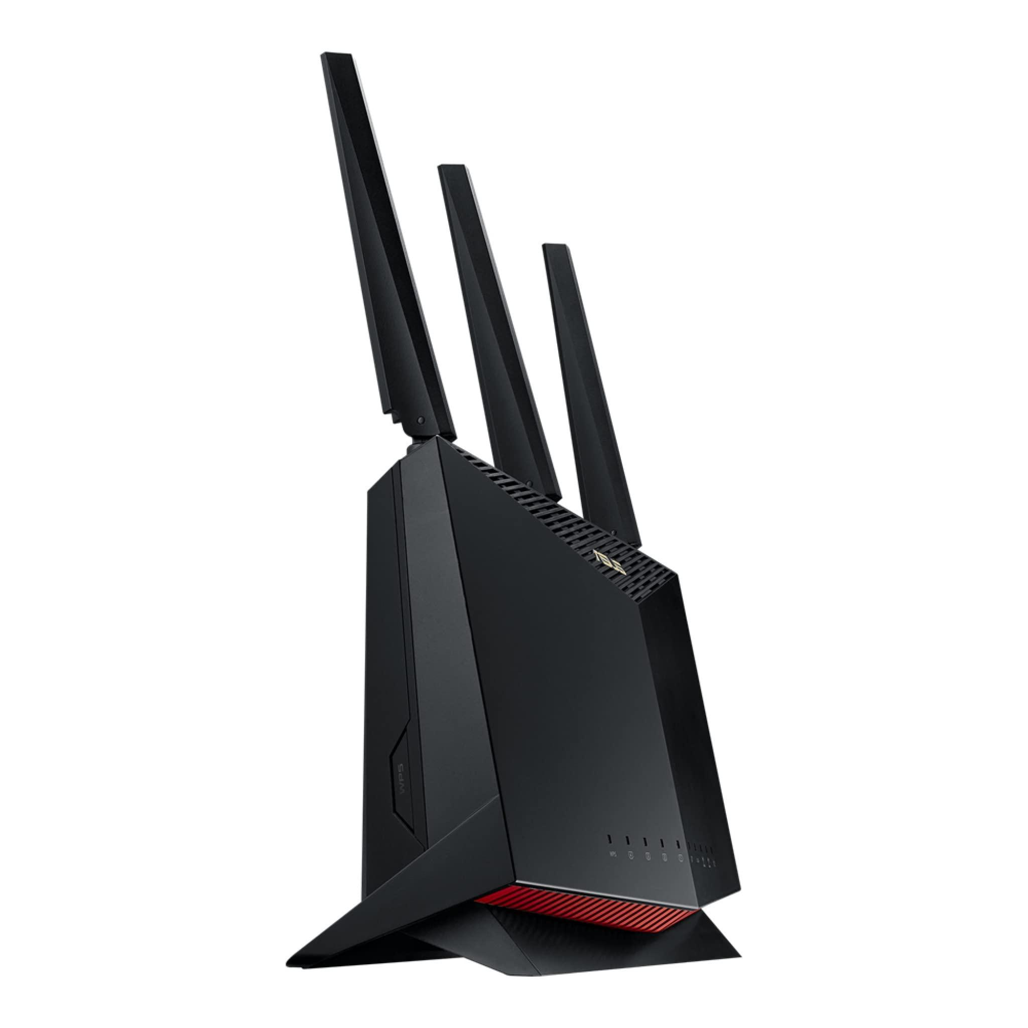 ASUS ASUS RT-AX86U (AX5700) Dual Band WiFi 6 Extendable Gaming Router, 2.5G Port, Mobile Game Mode, Port Forwarding, Subscription-free Network Security, Instant Guard, VPN, AiMesh Compatible