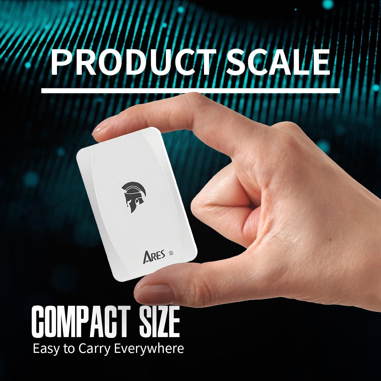 DATO DATO External SSD 1TB, Portable SSD External Solid State Drive, USB 3.2 Gen 2x1 Type C Up to 1050/1000 MB/s, Super Light and Compact Portable Solid State Drive - ARES Torch