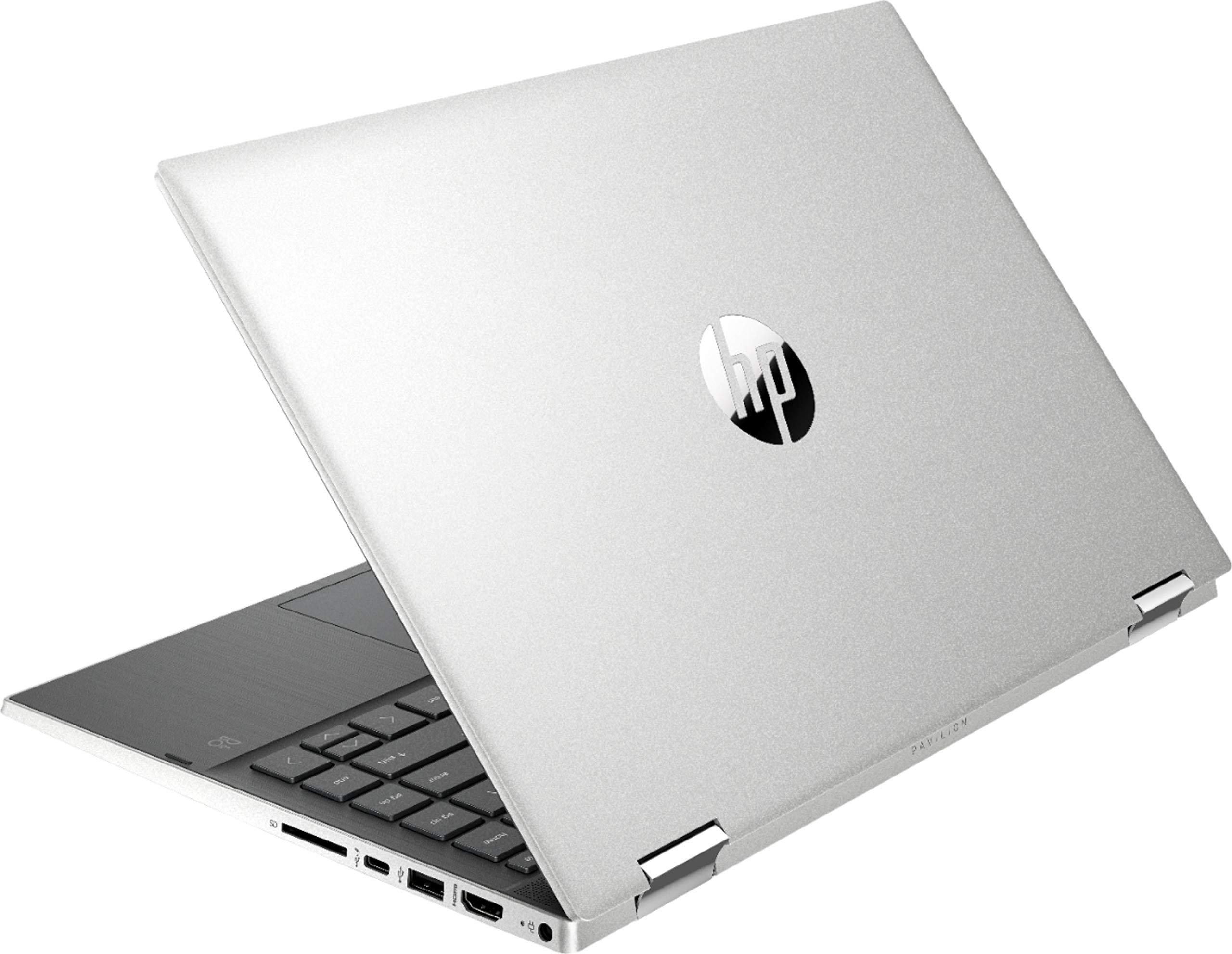 HP HP - Pavilion x360 2-in-1 14" Touch-Screen Laptop - Intel Core i3-8GB Memory - 128GB SSD - Natural Silver - 14m-dw1013dx