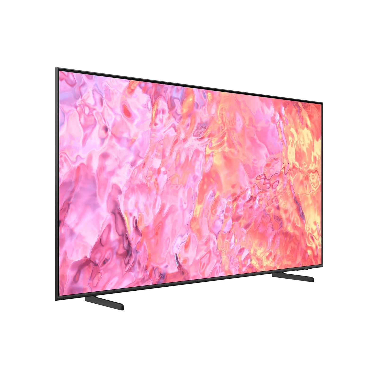 SAMSUNG SAMSUNG 70-Inch Class QLED 4K Q60C Series Quantum HDR, Dual LED, Object Tracking Sound Lite, Q-Symphony, Motion Xcelerator, Gaming Hub, Smart TV with Alexa Built-in (QN70Q60C, 2023 Model)
