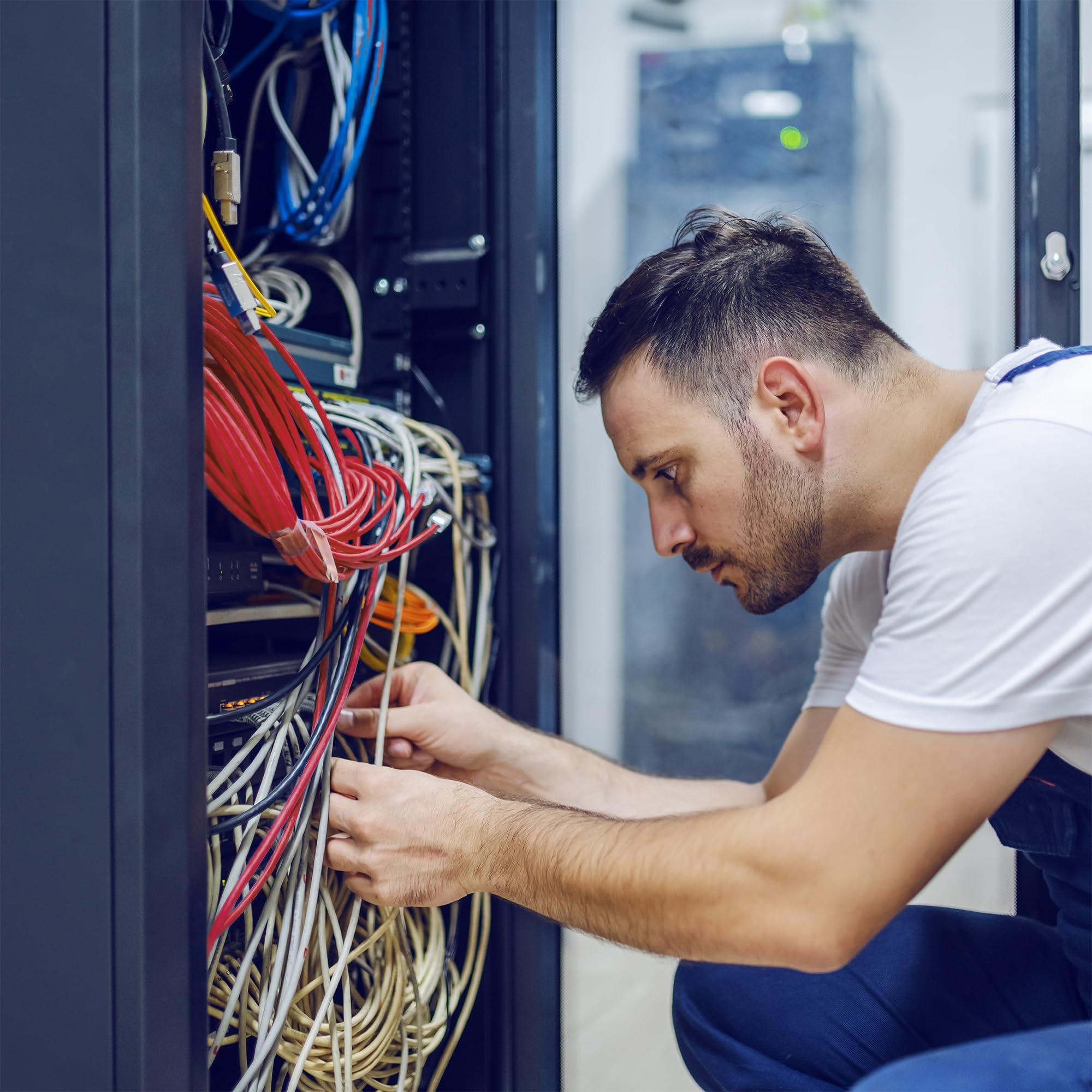 VIVO VIVO Red 1,000ft Bulk Cat5e, CCA Ethernet Cable, 24 AWG, UTP Pull Box, Cat-5e Wire, Indoor, Network Installations CABLE-V001R