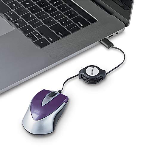 Verbatim Verbatim USB-C Mini Optical Travel Mouse - Purple