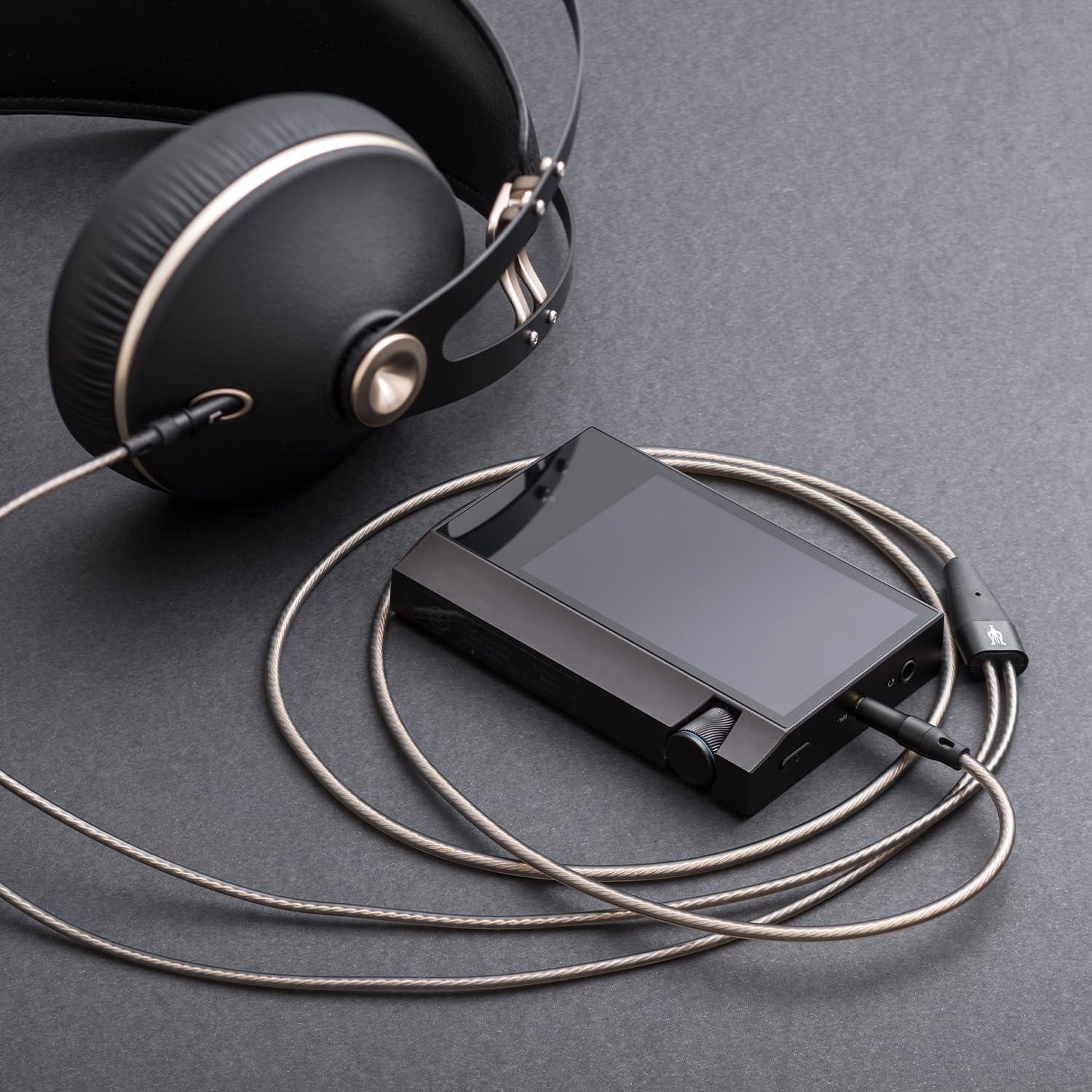 MEZE AUDIO MEZE AUDIO | 4.4mm OFC Upgrade Balanced Cable for 99 Series | Silver-Plated OFC Copper | 4.4mm Male to Dual TS Mono 3.5mm Male Connector Plug | Cable Length 1.50m/4.9ft