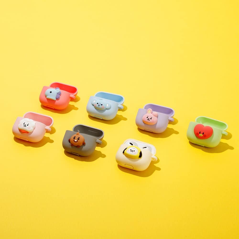 BT21 BT21 Case for AirPods 3, Pastel Silicon with Wireless Charging [Official Merchandise] [7FLAVORS] (KOYA)