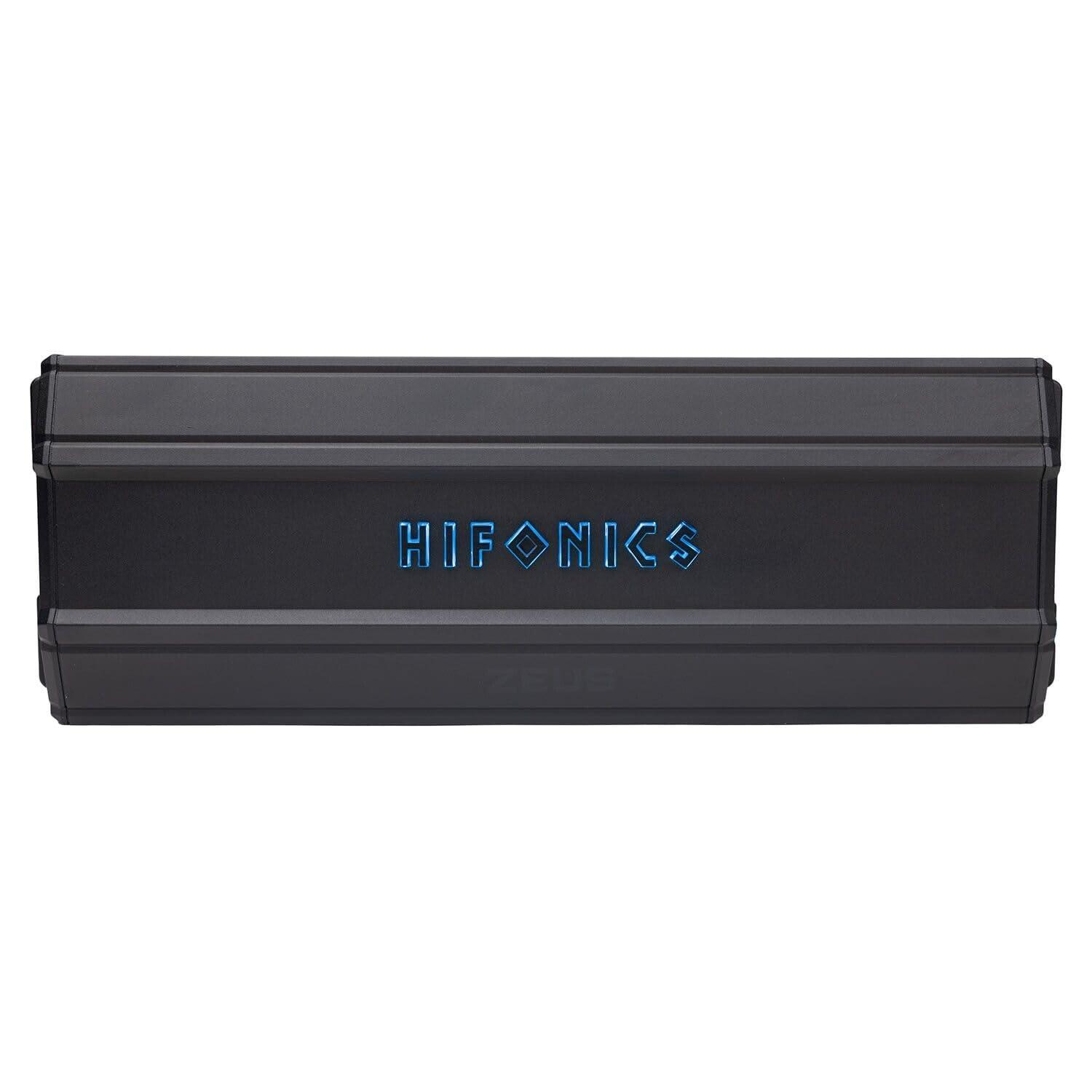 Hifonics Hifonics ZD-3350.1D Zeus Delta 3300W Max Power Monoblock Car Audio Amplifier with Gravity 4 Gauge Amplifier Installation Kit, Class D Design for High Efficiency