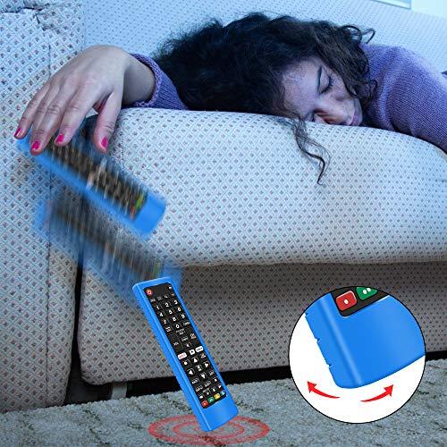 Winceed Silicone Protective Case for LG Remote AKB75095307 AKB75375604 AKB74915305, Shockproof Anti-Lost Remote Cover Holder Skin Sleeve for LG Smart TV Remote Control (Blue)