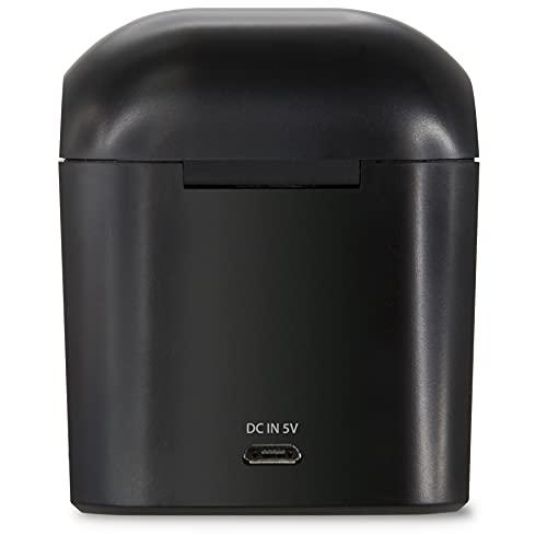 iLive iLive Truly Wire-Free Bluetooth Earbuds, Sweatproof Design, Charging Case, Includes 3 Set of Ear Tips, Black (IAEBT300B)