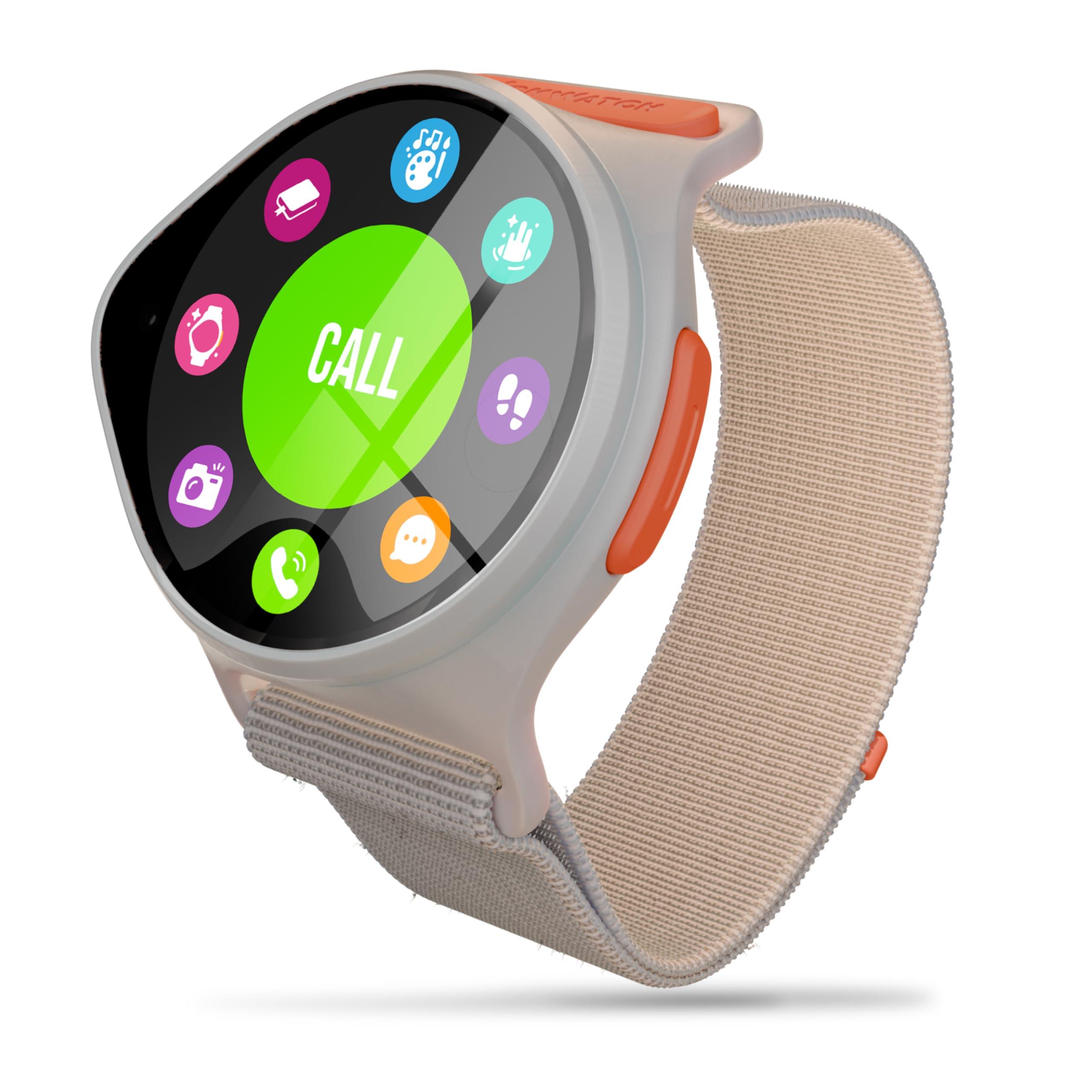 NIckwatch By Nickelodeon NIckwatch By Nickelodeon GPS Tracking Smartwatch with App, Chat & Call, Durable, SOS Call, Motion Games, Step Counter, School Mode & More! Endless Fun for All! Requires Data Plan-First Month Free