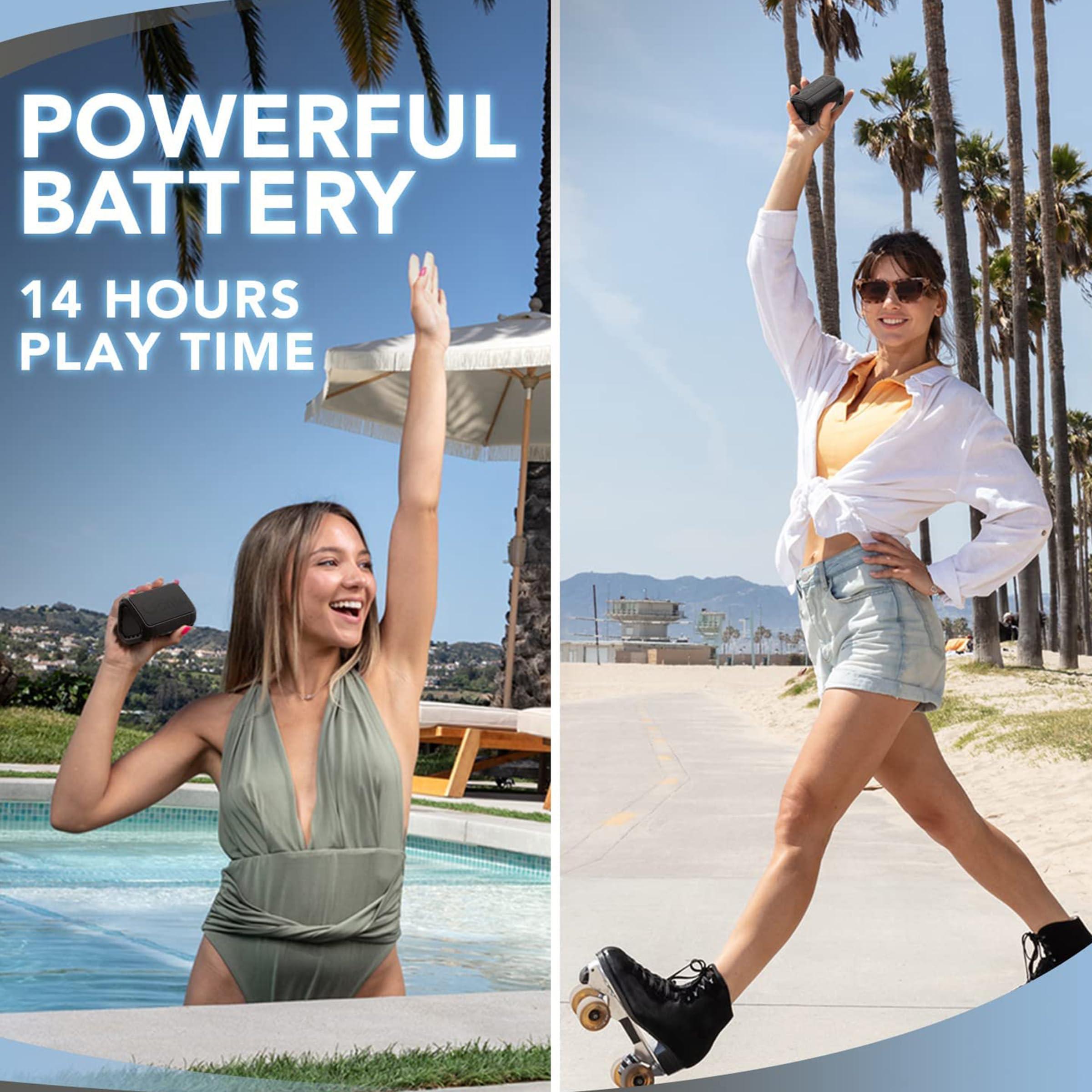 Cambridge Soundworks OontZ Solo Bluetooth Speaker - 2 Pack, Surprisingly Loud Volume & Bass, 100 Foot Wireless Range, IPX5, Compact Size Portable Travel Speaker by Cambridge Sound Works (Black)