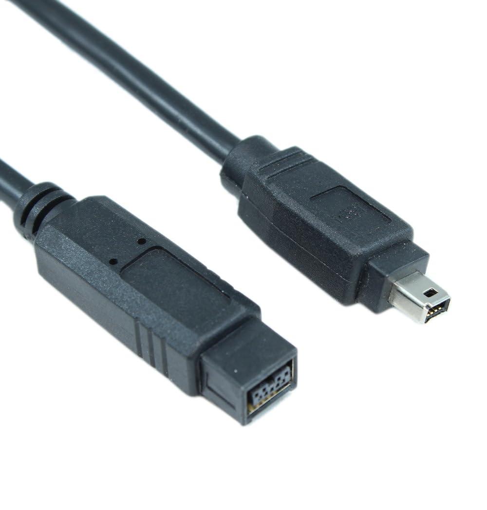 My Cable Mart MyCableMart 15ft, 9 Pin to 4 Pin Firewire-800/400 Bilingual Cable