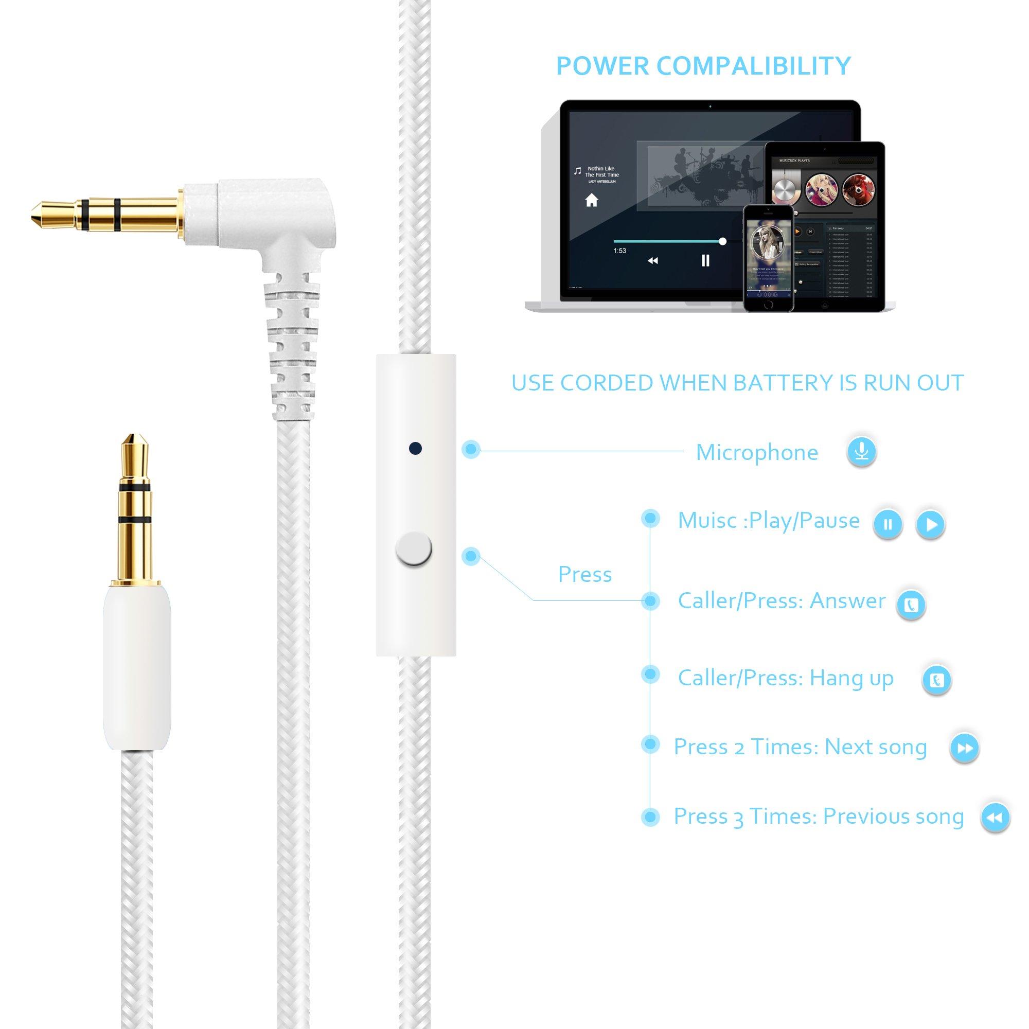 Riwbox Riwbox 2 Packs WT-7S Kids Headphones Wireless, Foldable Stereo Bluetooth Headset with Mic Compatible with PC/Laptop/Tablet/iPad (Blue-Pink)