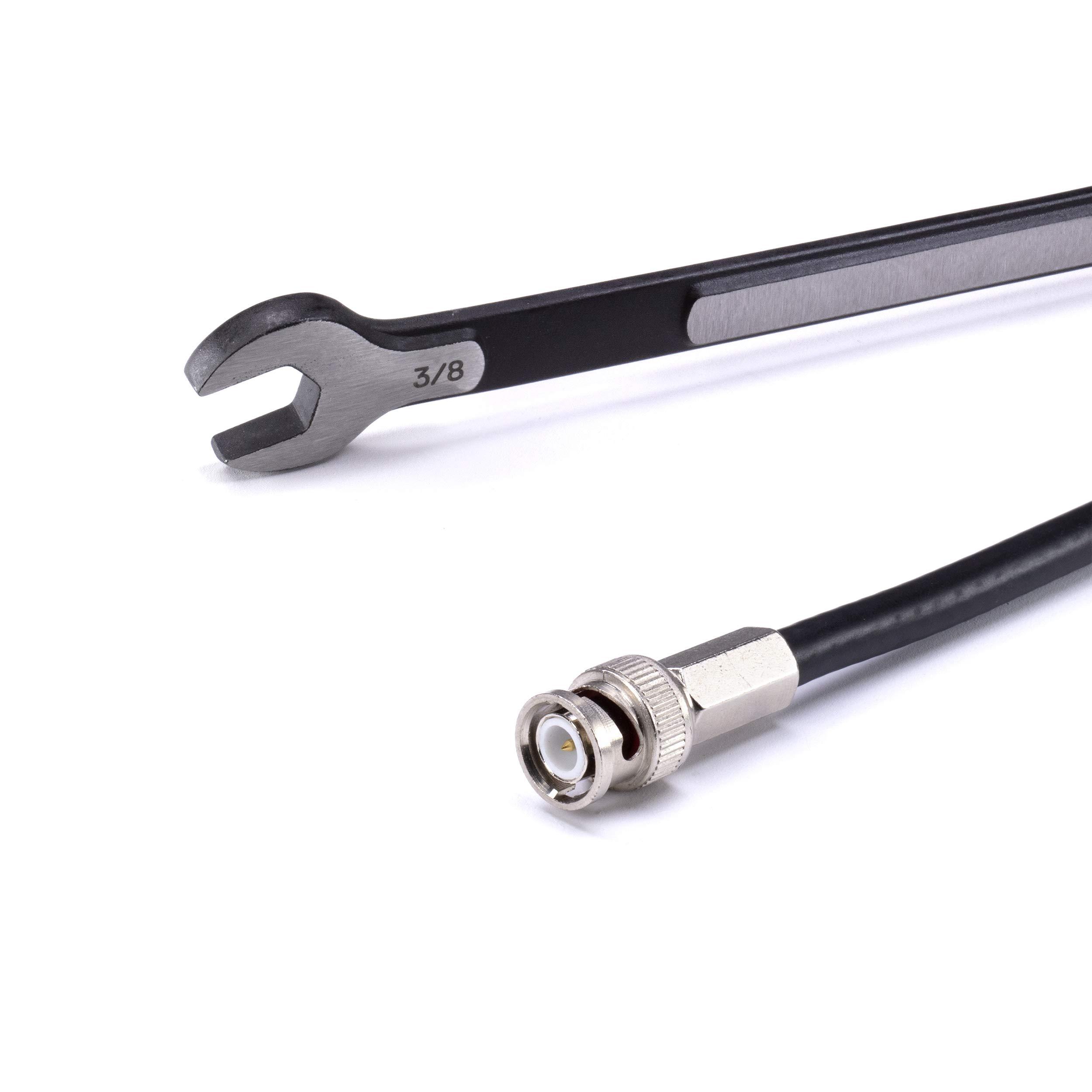 THE CIMPLE CO RG59 Coaxial Cable Connector, Screw On (Twist On) - SDI, HD-SDI, CCTV, Security, Video Card, Camera, Solderless - RG59 - Pack of 25