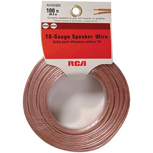 RCA RCA AH18100R 18-Gauge Speaker Wire (100ft)