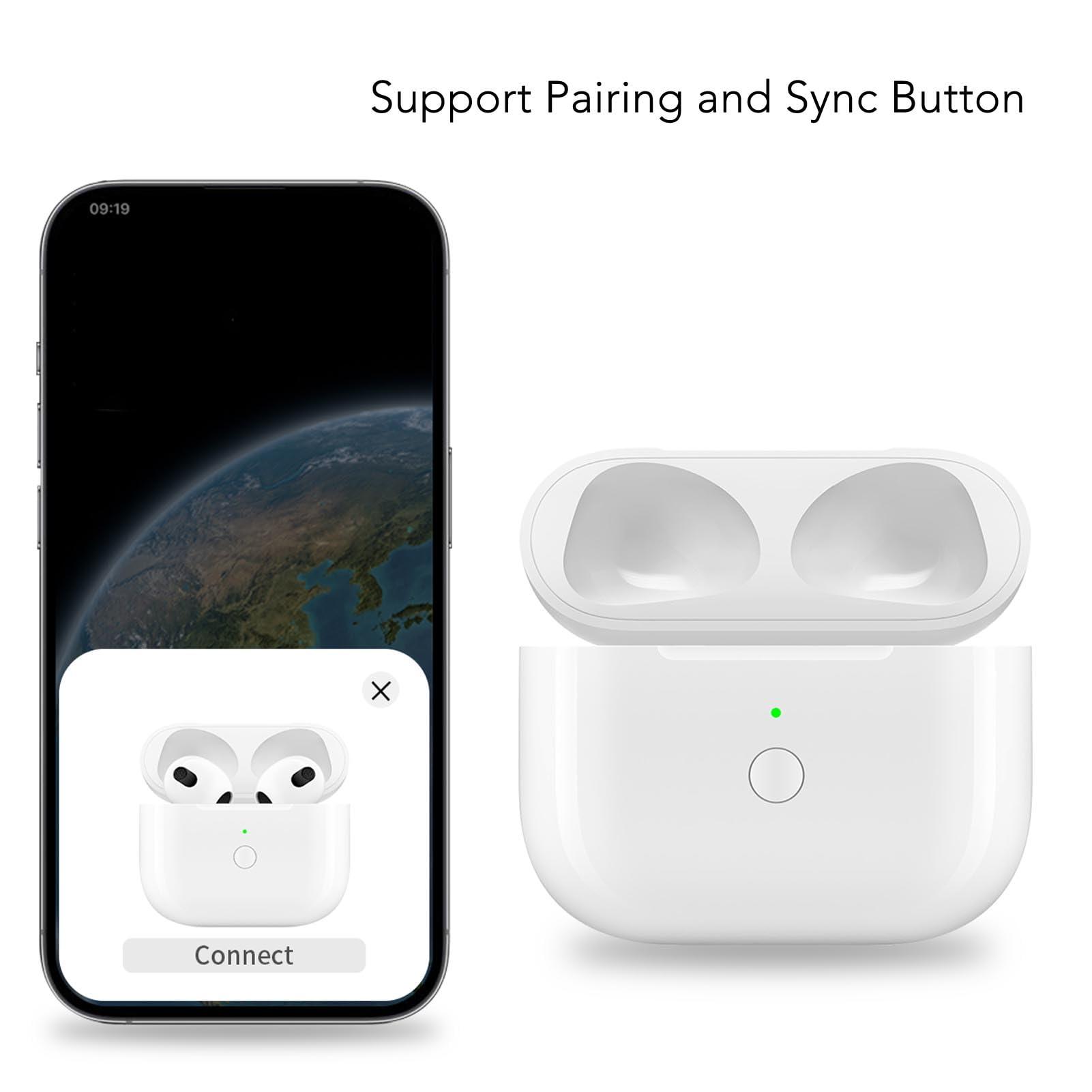 MUNEFE Charging Case Replacement, Earbuds Replacement Charger, Earbuds Charging Case for Providing Extended Power to Earplugs