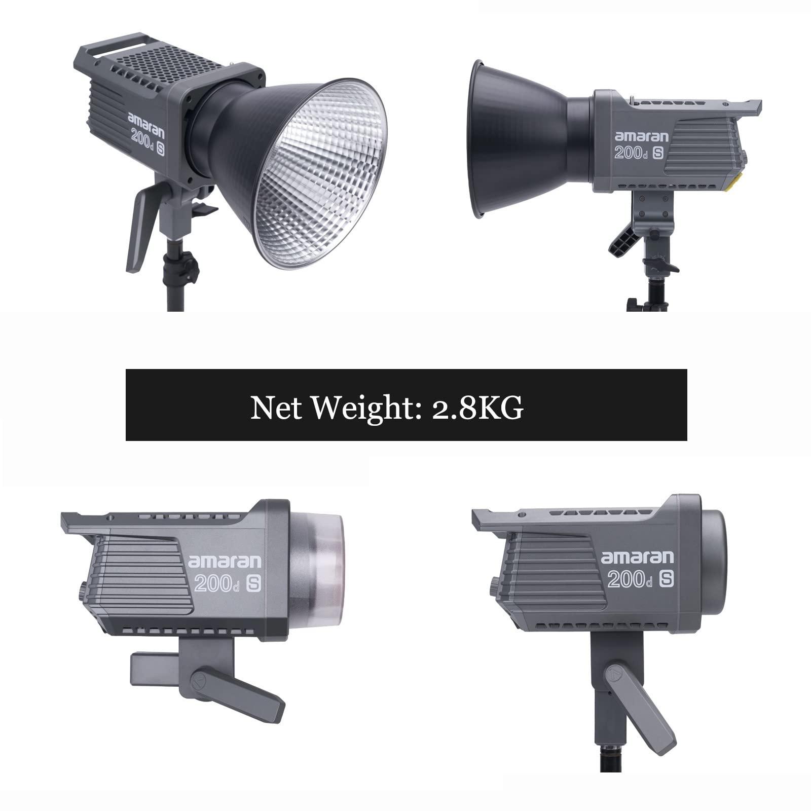 Aputure Aputure Amaran 200d S with Light Dome SE Softbox Kit, 200W 5600K Daylight Bowens Mount Led Video Light App Control for Photography