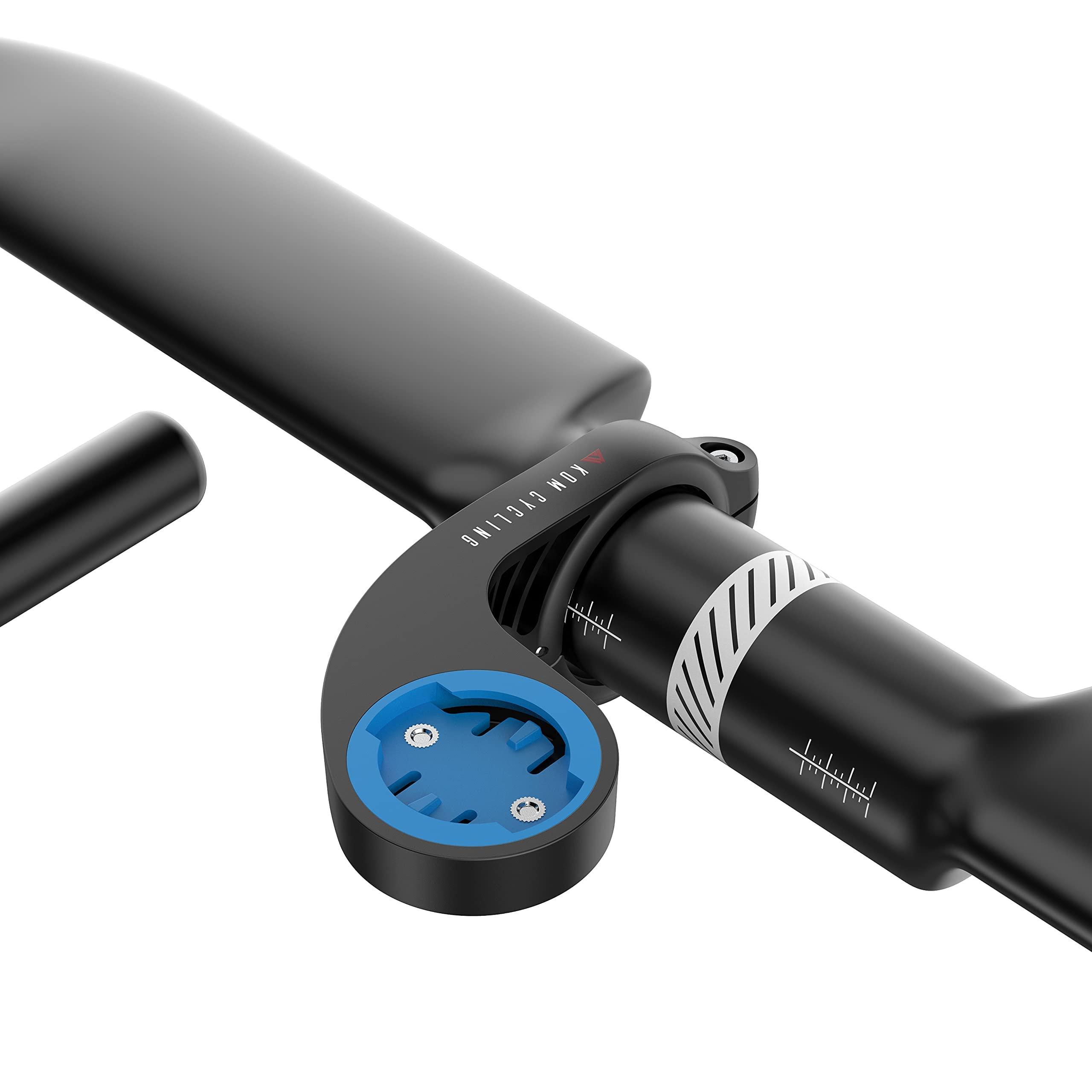 KOM Cycling KOM Cycling Wahoo Elemnt Roam & Elemnt Bolt Out Front Handlebar Mount from GoPro Adapter for Garmin Bike Mounts and Wahoo Elemnt Mounts Bundle