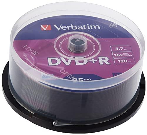 Verbatim Verbatim DVD+R Spindle 16x 4.7GB (Pack of 25) 43500