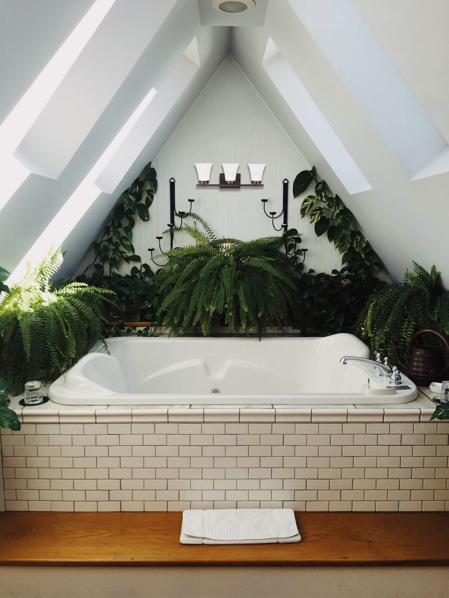 Sea Gull Lighting Generation Lighting 4411603EN3-710 Bayfield Three - Light Wall/Bath Vanity Style Fixture, Bronze