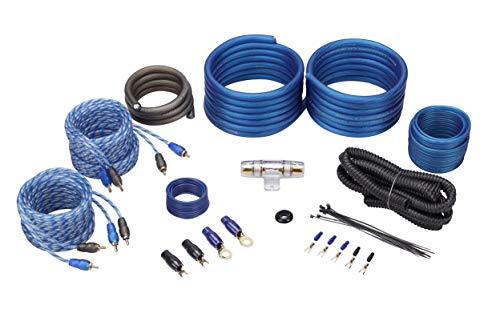 Rockville Rockville RWK42 4 Gauge 4 Chan Car Amp Wiring Installation Wire Kit (2) RCA's