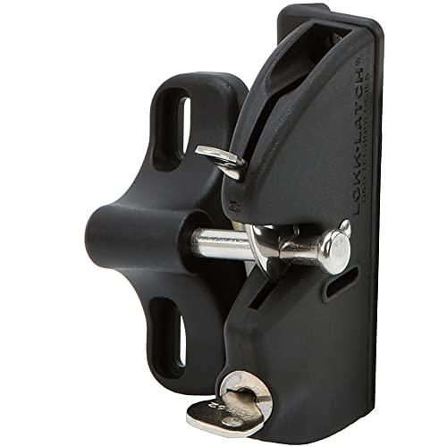 National Hardware National Hardware N346-201 V6201 LokkLatch in Black, 4-9/16\"