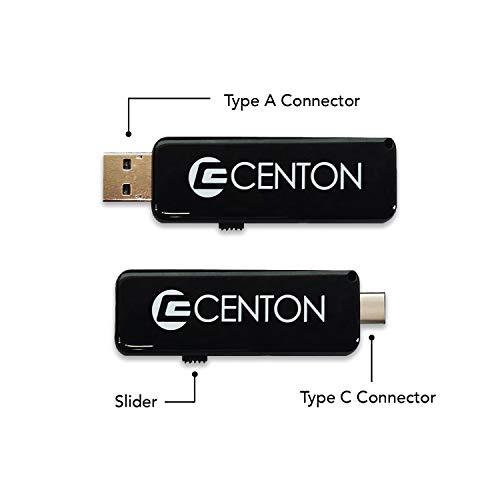 Centon Centon Electronics S1-U3D2-32G Centon Datastick OTG USB 3.0 [USB A + USB C] 32GB, Black