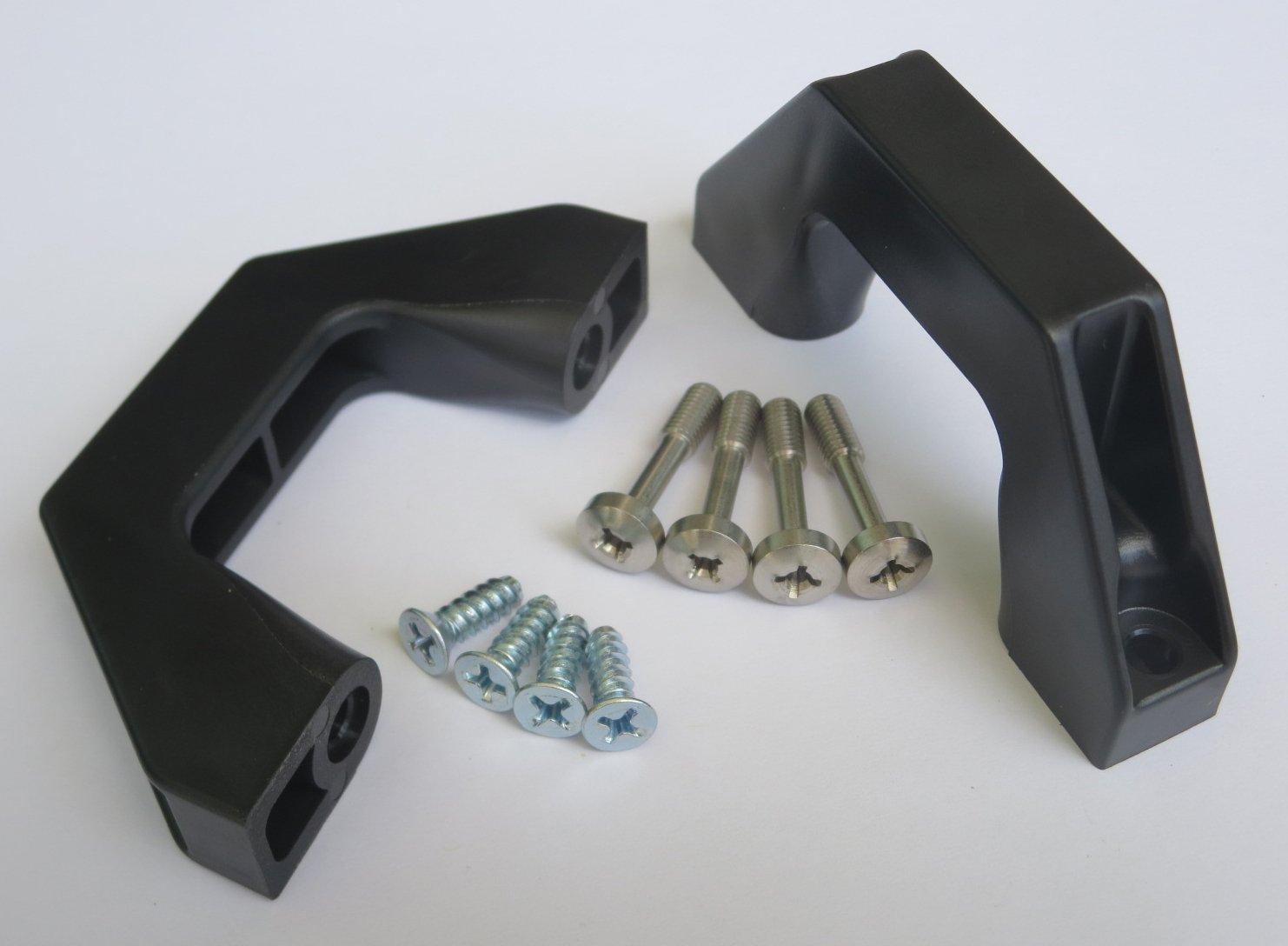 Piton Engineering 2U Rackmount Handle, .16-.19\" Front Panel