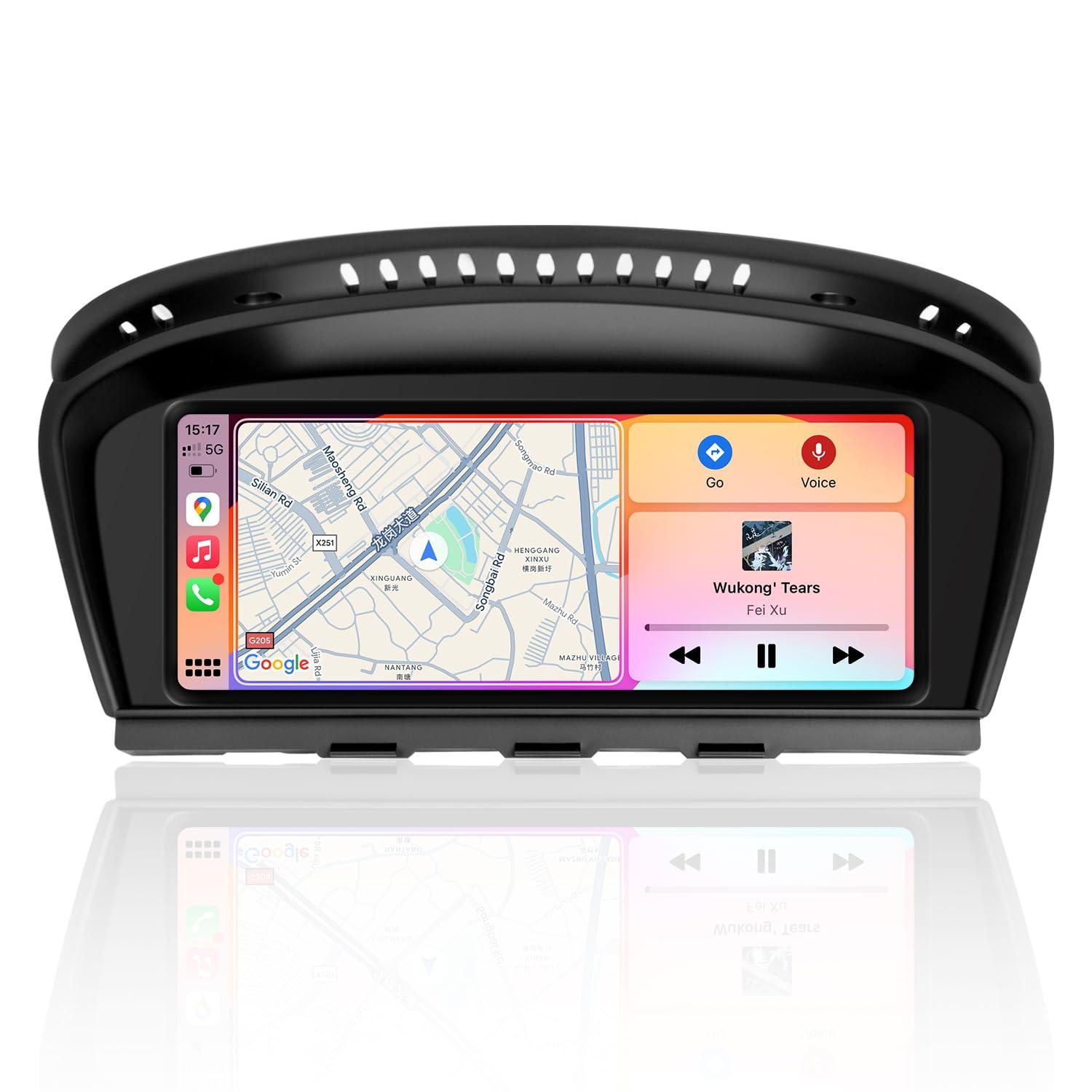 PEMP PEMP 8.8" Linux Screen for BMW E60 E90 CCC Wired and Wireless CarPlay Retrofit Android Auto Display Mirror Link Car Radio Bluetooth Video Player Head Unit (2005-2010)