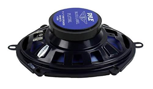 Pyle Pyle 4 New PL573BL 5x7 600 Watts 3-Way Car Coaxial Speakers Stereo Blue Four
