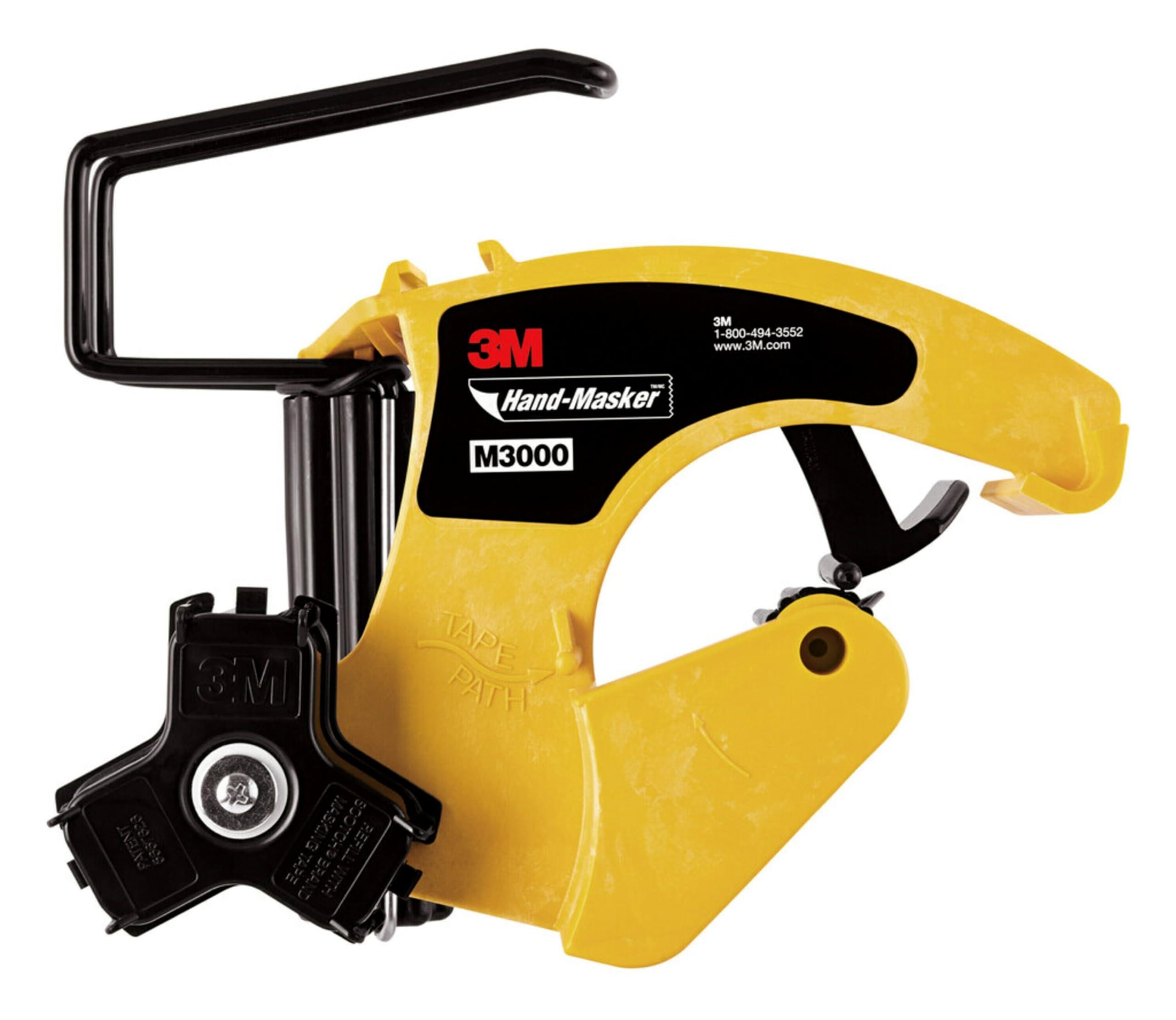 3M 3M Hand Masker M3000 Tape Dispenser, Film & Tape, Applies Painter\'s Tape to Masking Film or Paper in One Continuous Application, Compact & Lightweight Design, Saves Time When Preparing For Painting