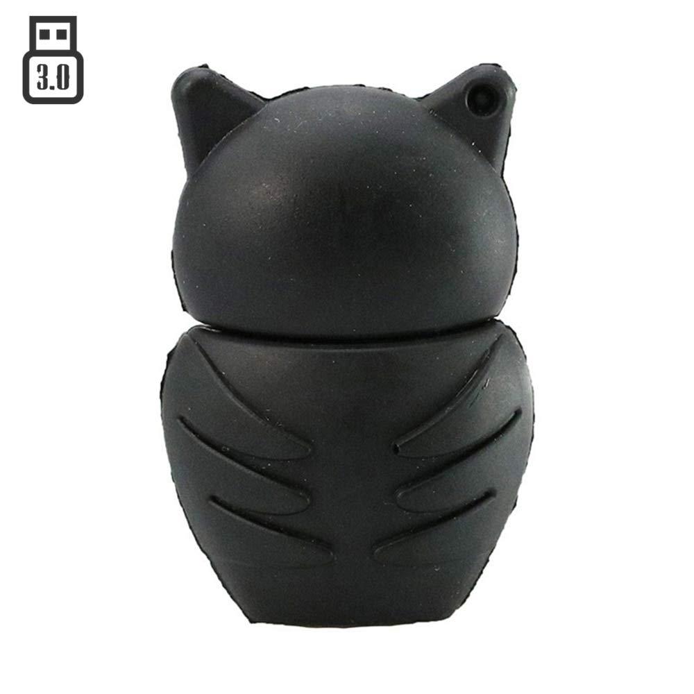 OneSquareCore 4GB Owl Model USB Flash Drive USB 3.0 Storage Device USB Flash Disk USB Drive USB 3.0 Memory Stick USB Stick U Disk Thumb Drive USB Flash Memory USB Disk Data Storage - Black