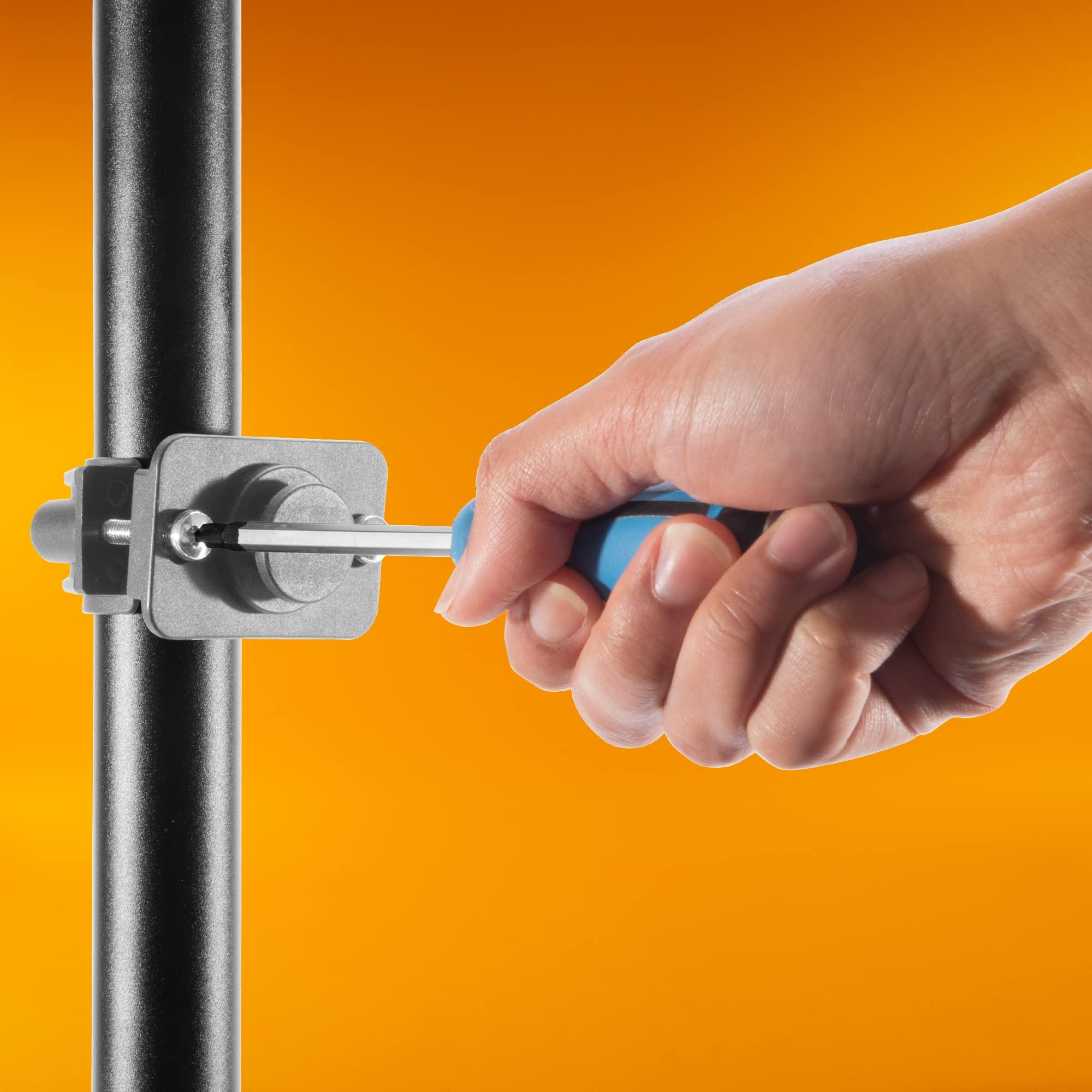 iBOLT iBOLT Quad Tablet Tower Stand- Point of Purchase/POS Mount - with 4 TabDock Holders Perfect for Multiple delivery Applications (DoorDash, Uber eats, Postmates, etc.) Fits 7 to 10 inch Tablets