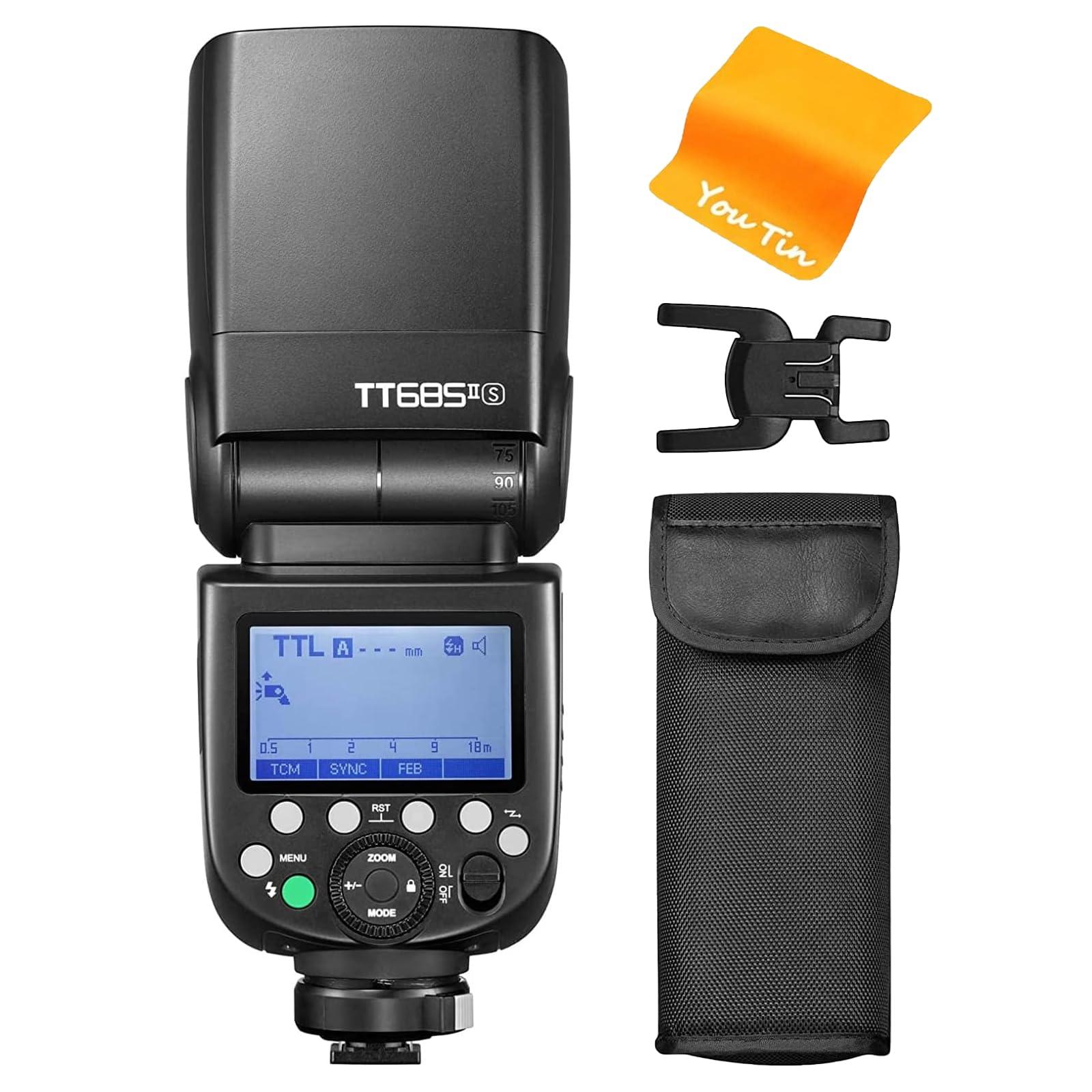 GODOX Godox Camera Flash Speedlight for Sony TT685IIS TT685II-S 2.4G Wireless HSS GN60 Flash Compatible with Sony Digital Cameras a9 a7 a7II a7III a7R III a7RII a7SII a6000 a6300 a6500