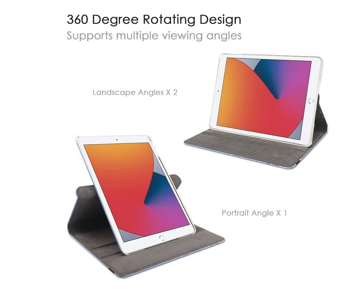 Trendmart Case for ipad pro 12.9 inch 2nd & 1st Generation Old Model 2017/2015 MP6G2LL/A MQDA2LL/A MPLL2LL/A ML0F2LL/A ML3K2LL/A ML0N2LL/A ML0R2LL/A with Rotating Stand Auto Sleep/Wake ((Dog)