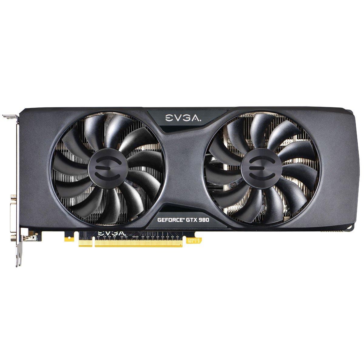 EVGA EVGA GeForce GTX 980 4GB FTW GAMING ACX 2.0, 26% Cooler and 36% Quieter Cooling Graphics Card 04G-P4-2986-KR