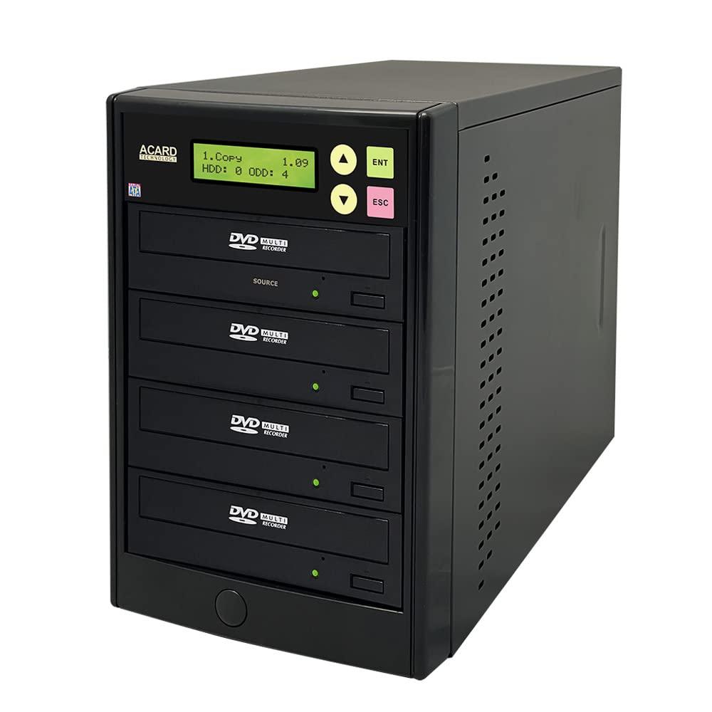 ACARD TECHNOLOGY ACARD TECHNOLOGY 1 to 3 24X Burner CD DVD Duplicator Standalone Tower Using ACARD’s Native SATA Controller Technology