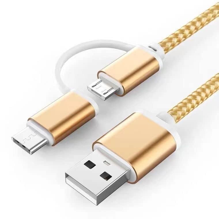 Accessonico Power Cord Replacement for Amazon Kindle Charger, Old & New Kindle, Paperwhite 10th Generation, Samsung Galaxy Tab A7 S6 Lite A8 Tablet USB Fast Charging Cords 2 in 1 Cables