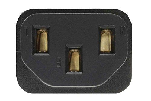 SF Cable SF Cable 6ft 16AWG NEMA 5-15P to IEC320 C13 Standard Power Cord, UL Listed