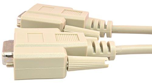 PTC PTC DB9 Serial (RS-232) Y-Splitter Cable, 1'ft (Twin Pack)