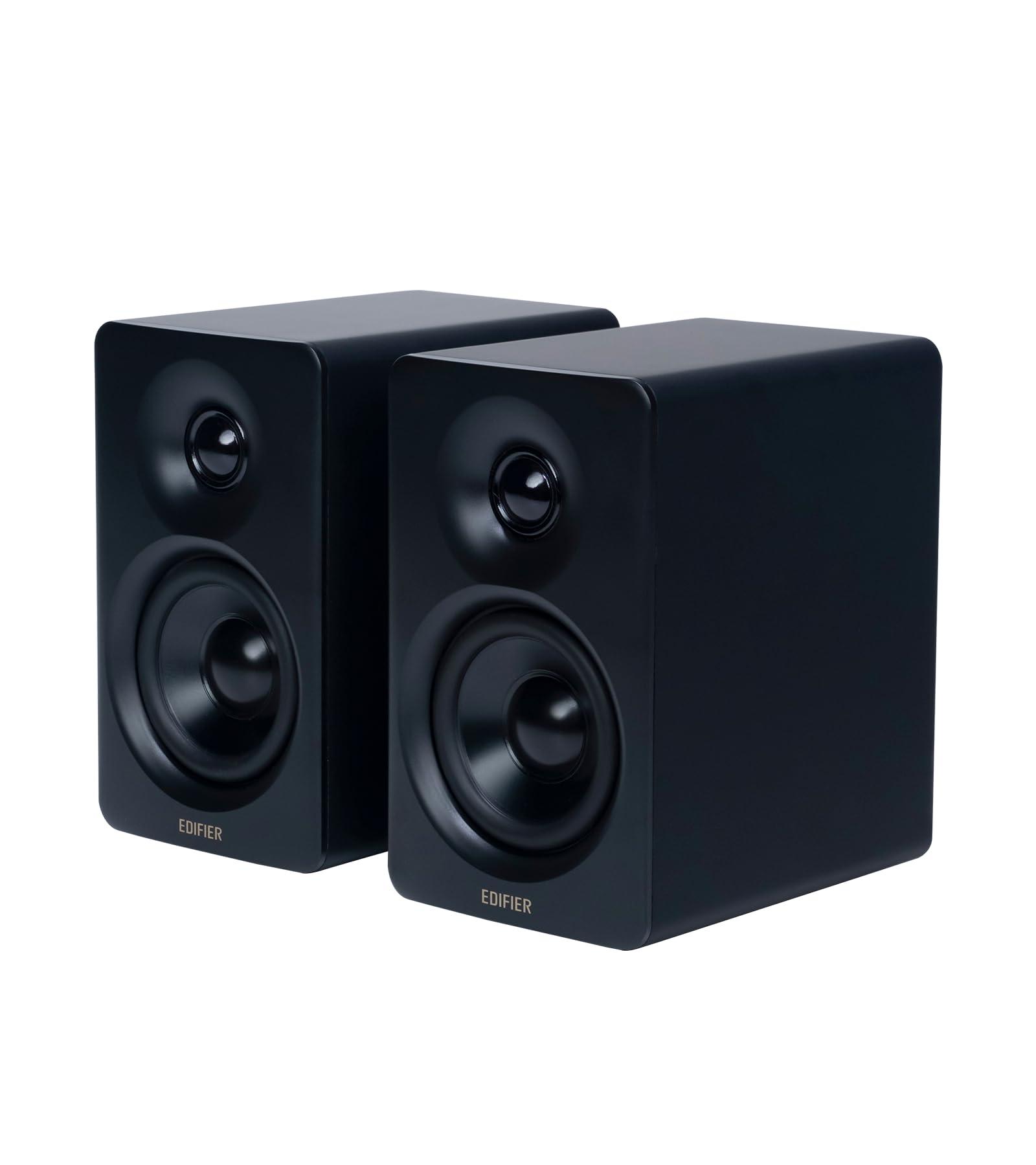 Edifier Edifier M60 Multimedia Speaker Bluetooth 5.3, 66W RMS, Hi-Res Audio & Hi-Res Wireless Audio, LDAC,3\" Mid Bass & 1\" Tweeter, USB-C & Aux Inputs, Compact Desktop Speaker Black