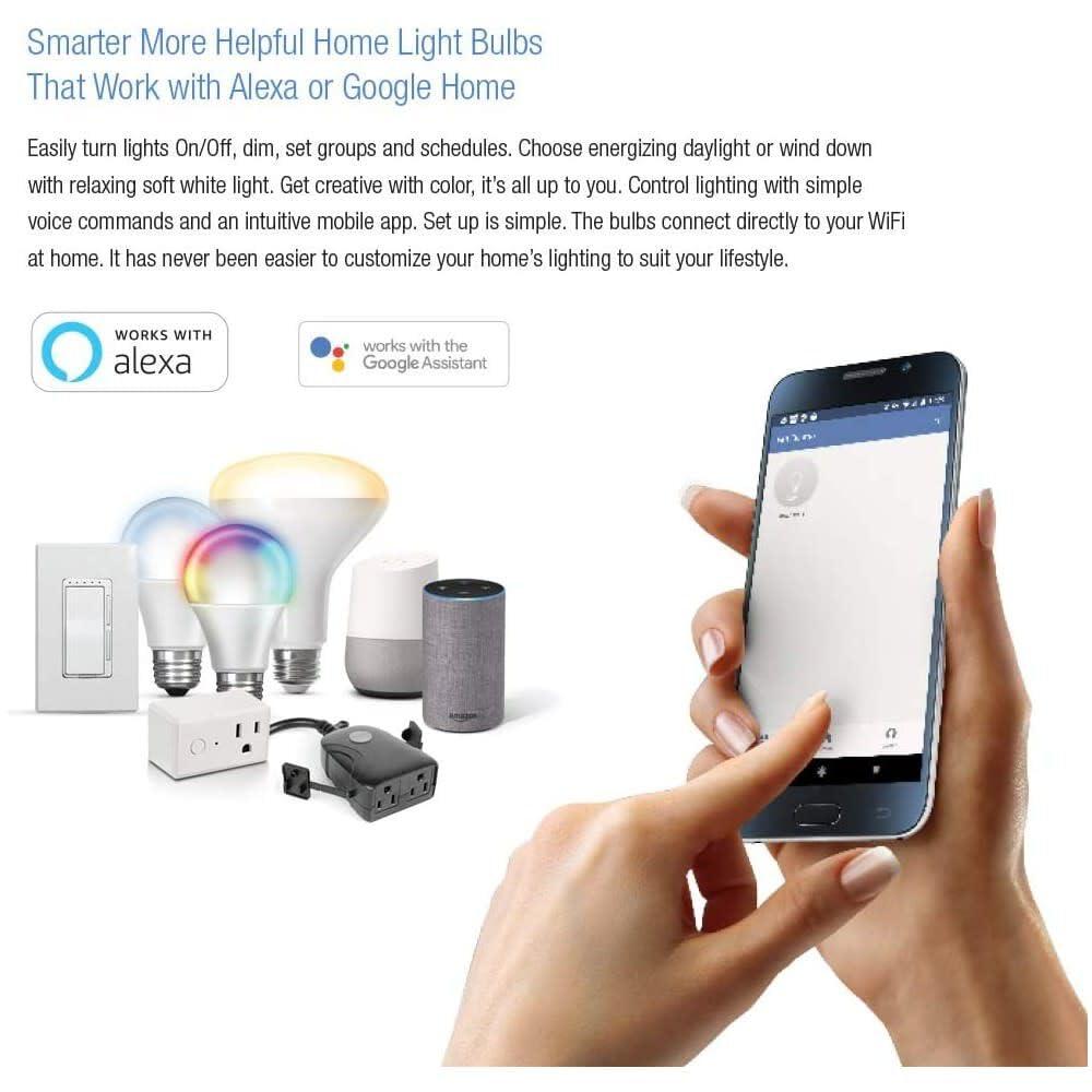 Feit Electric Feit Electric PAR38/RGBW/CA/AG 90 Watt Equiv, 2.4 GHz WiFi Only, No Hub Required, Color Changing and Tunable White