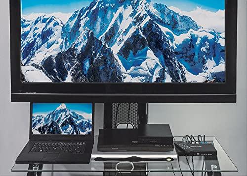 Manhattan Manhattan 1080P 4 Port HDMI Multiviewer Switch with IR Remote Control - Connects 4 HDMI Audio/ Video Sources to be Displayed on 1 Screen - 207881