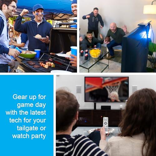 GE home electrical GE Outdoor HD Digital TV Antenna, Long Range Smart TV Antenna, Supports 4K 1080P HD Smart TV VHF UHF, J Mount Included for Attic or Outdoor, Weather Resistant, 29884