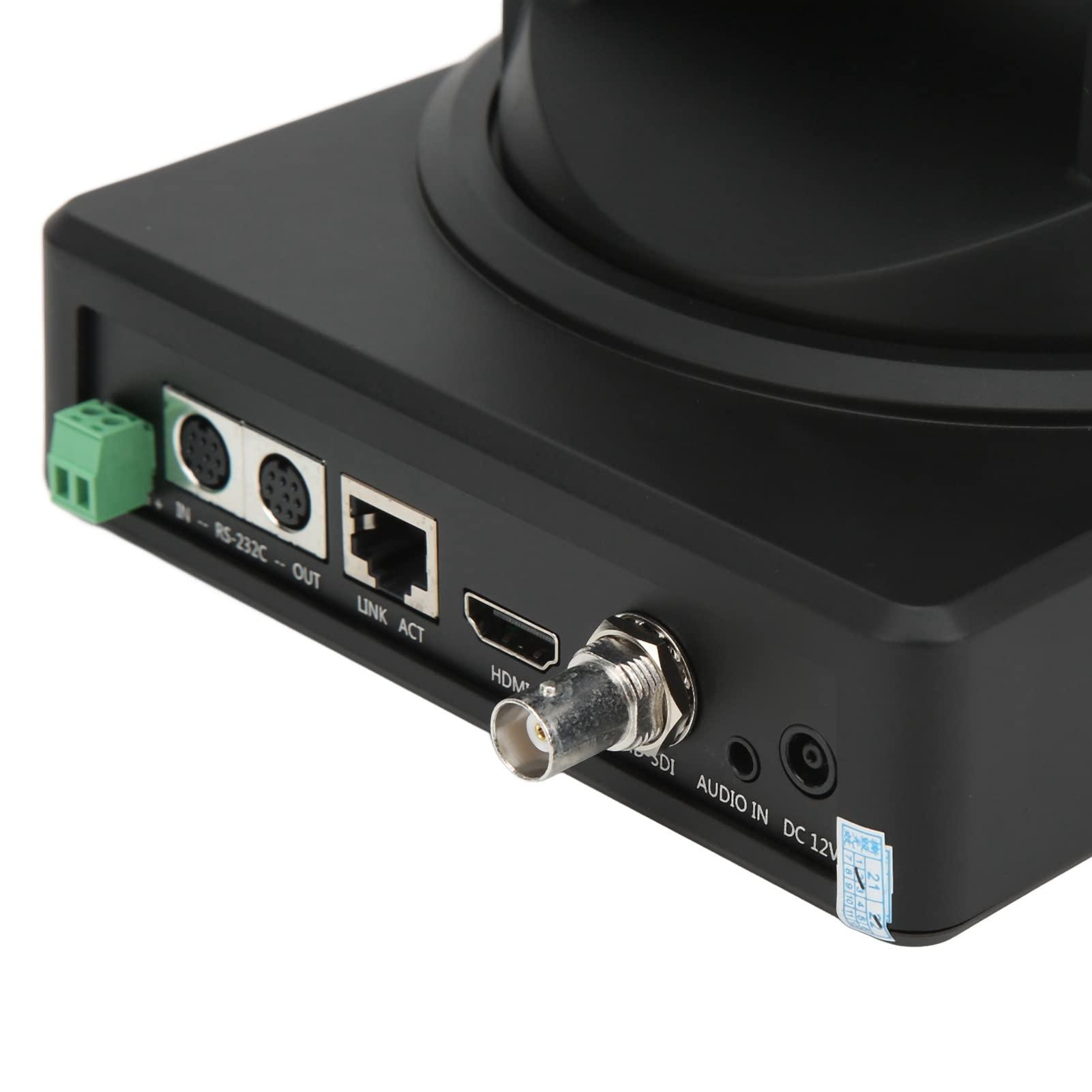 VBESTLIFE 20X Optical Zoom 4K Camera ,60FPS PTZ Camera 1080P 60FPS Video Camera ,for Live Broadcasting Online Teaching ,for Conference Churches Events(black)