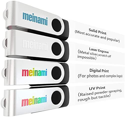 MEINAMI MEINAMI Customized USB Flash Drive in Box Thumb Drive Personalized Memory Stick 2GB 25 PCS