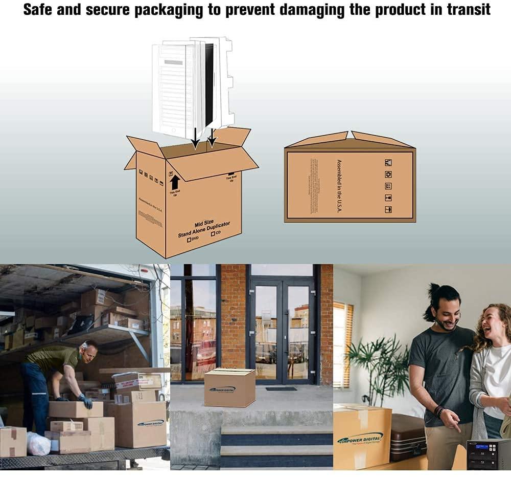 PlexCopier PlexCopier 1 to 3 Blu-ray BD BDXL M-Disc CD DVD Duplicator Copier Tower with Free Copy Protection