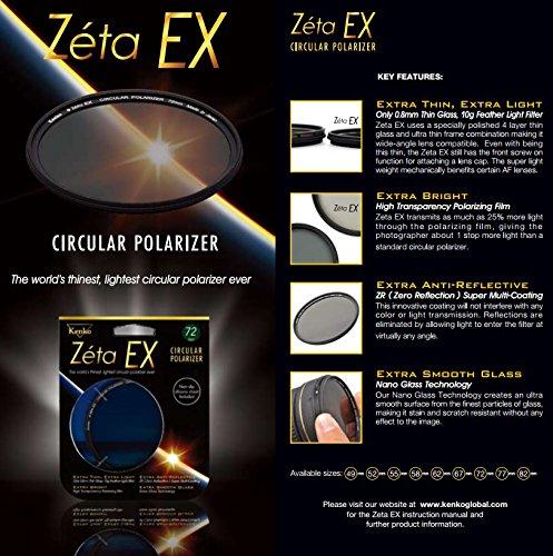Kenko Kenko Camera Lens Filters 77mm Zeta EX C-PL ZR-Coated Super Slim Frame