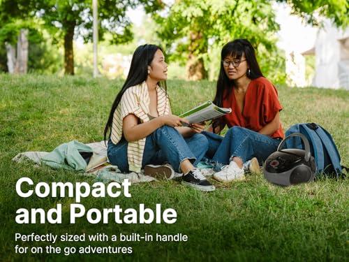 Emerson Emerson EPB-3000 Portable CD Player with AM/FM Radio, Programmable Memory, Dual Stereo Speakers, 3.5mm AUX Input, and Two-Way Power for Home or On-The-Go Entertainment Ideal for Music Lovers