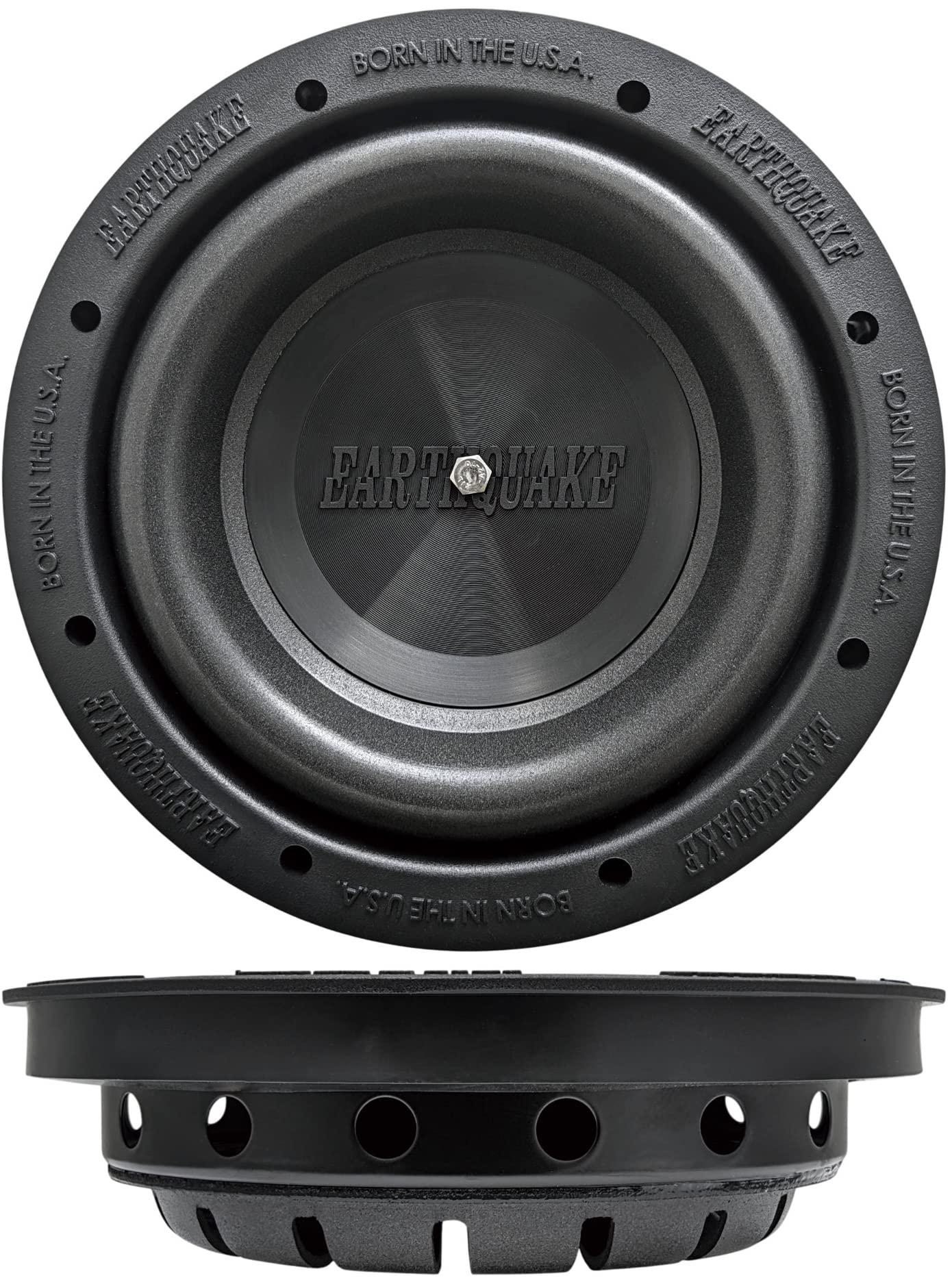 EARTHQUAKE EARTHQUAKE Sound MiniMe DSP P8 8-inch Powered Subwoofer with DSP Control and SLAPS Passive Radiator Technology, Black