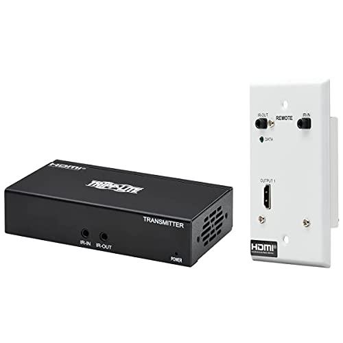 Tripp Lite Tripp Lite HDMI Over Ethernet Cat6 Extender Kit with Wall Plate Receiver - Up to 230 feet or 70.1 Meters - 4K 60Hz Video, 4:4:4, HDR PoC, TAA Compliant (B127A-1A1-BHFH)